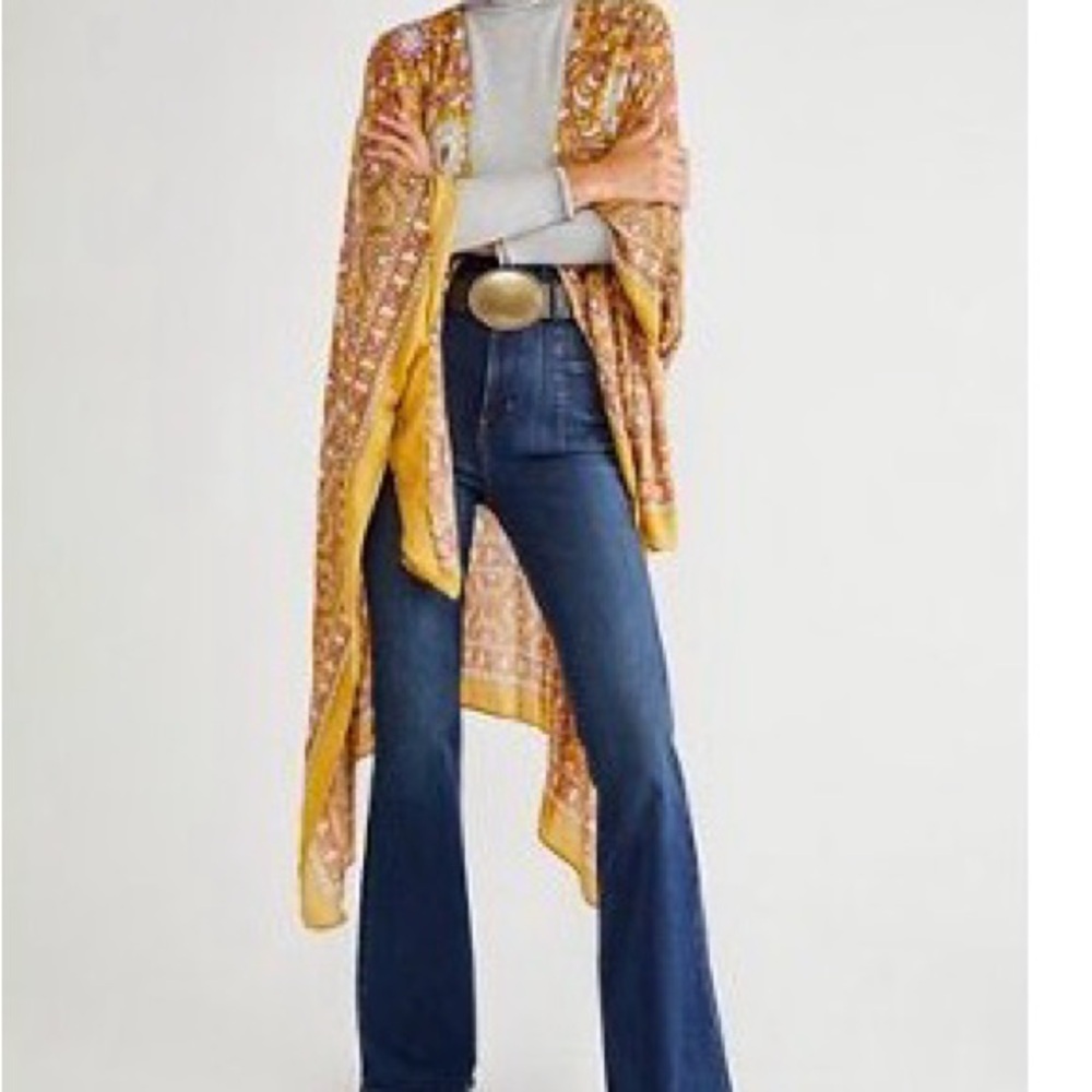 Free people yellow duster